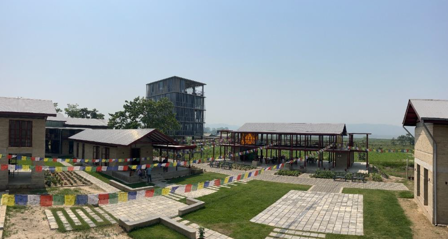 Photograph of Padmalya, a building project of Prabal Thapa Architects in Nawalpur District of Nepal.